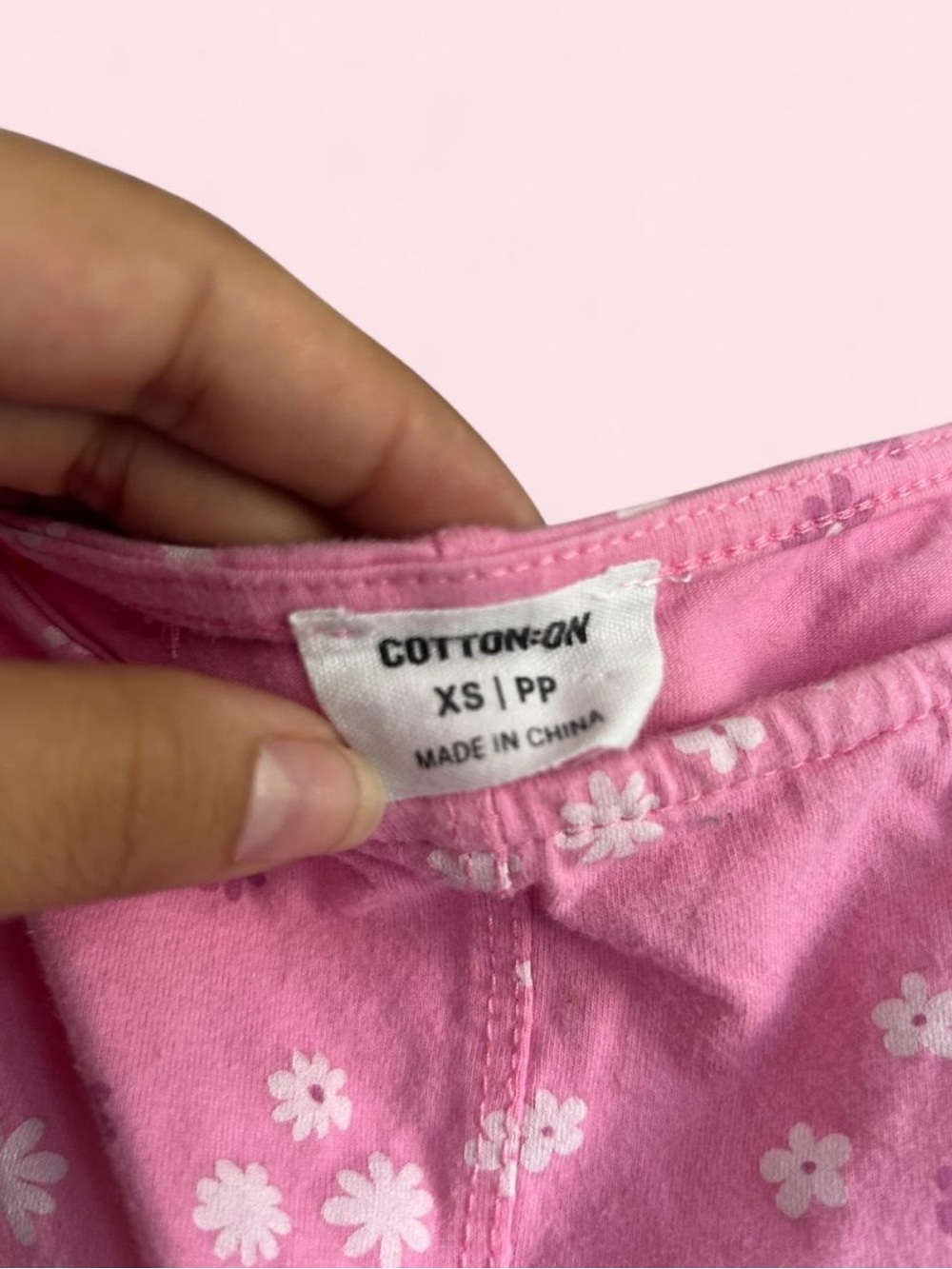Cotton On Pink Floral Slip Dress with White Daisies - Picture 4 of 5